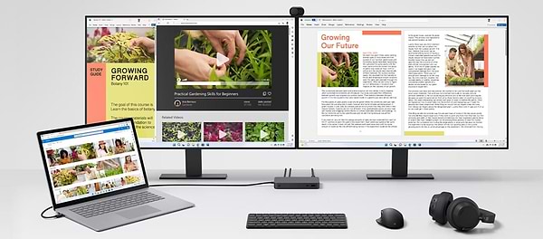 Фото - Хаб USB Microsoft Docking Station 165 W - Thunderbolt 4 (T8I-00001)