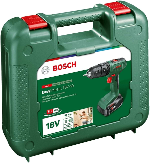 Фото - Дриль-шуруповерт Bosch EasyImpact 18V-40 (0.603.9D8.109)