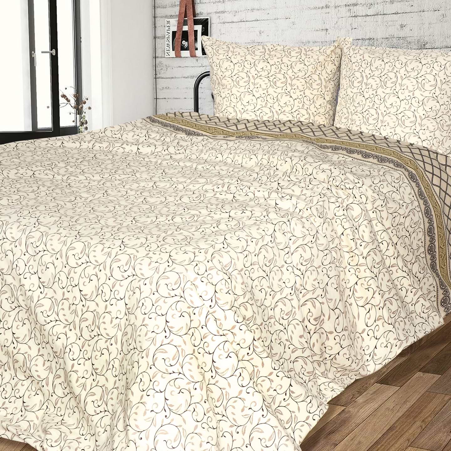 Комплект постельного белья Ярослав бязь диз.t323 145х215, нав. 50х70 (45121)