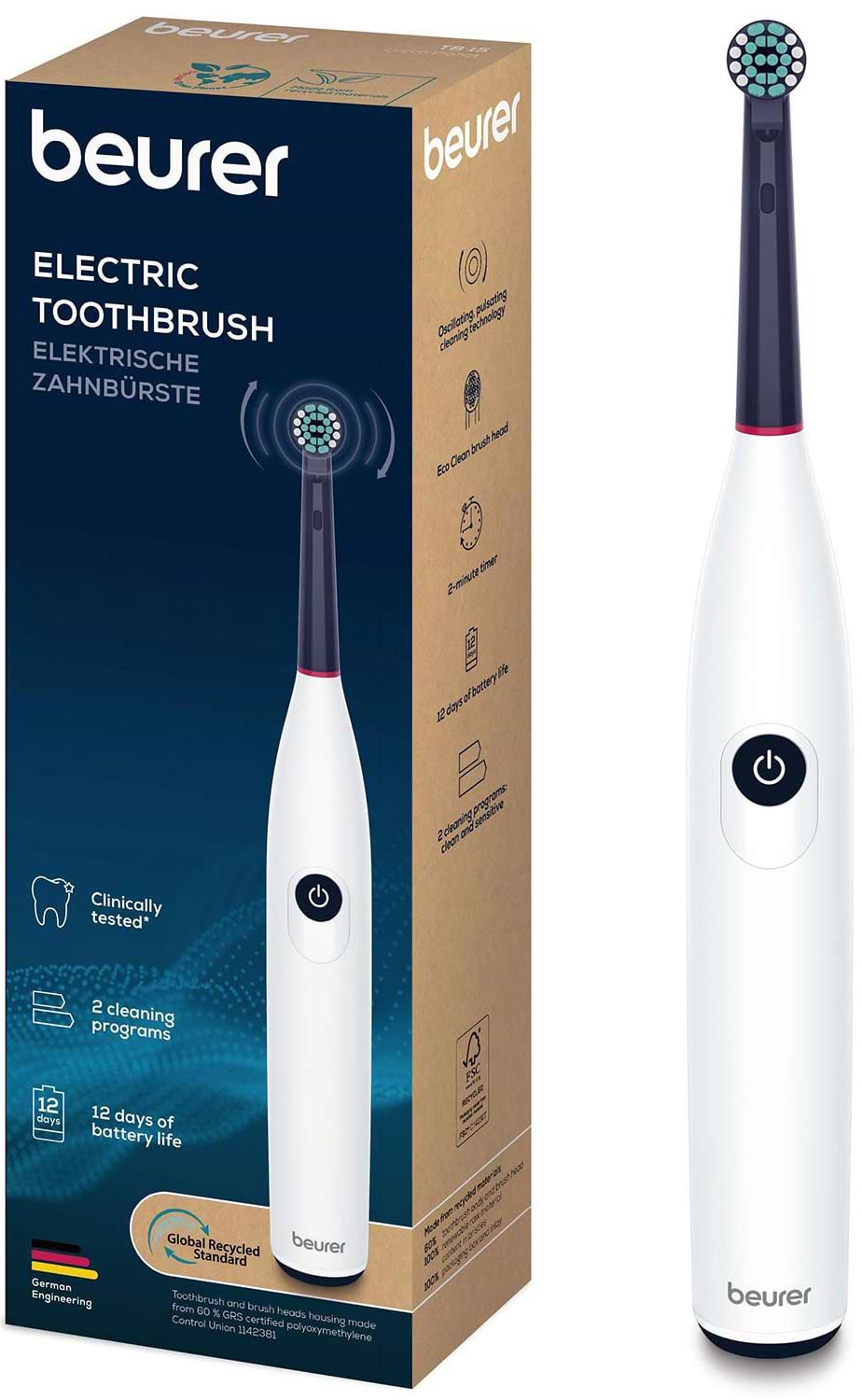 Купить Зубная щетка электрическая Beurer TB 15 GP - Фото 1 Зубная щетка электрическая Beurer TB 15 GP - Фото 1