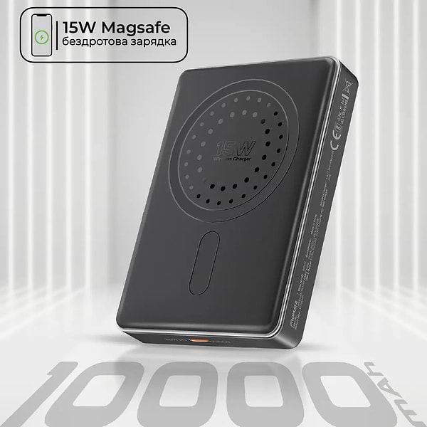 Фото - Батарея мобільна Promate 10000mAh (blade-10.black)