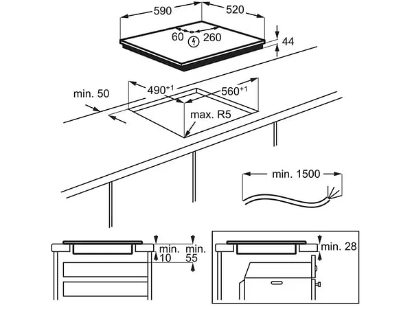 Фото - Варильна поверхня електрична AEG TN64IA00FB