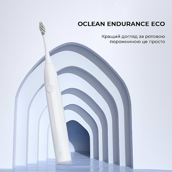 Фото - Зубная щетка электрическая Oclean Endurance Eco Electric Toothbrush White (6970810553338)