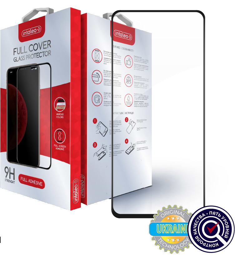 Защитное стекло для смартфона Intaleo Full Glue for Xiaomi Mi 11T Pro Black (1283126518775)