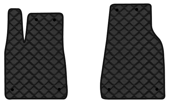 Фото - Коврики из экокожи в салон авто передние EVAtech ECO для Model X 6 seats Tesla 2015-2017 1 поколение SUV USA TA1671AV2BW8BBB