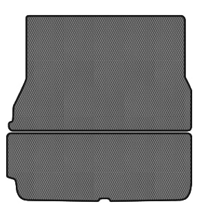 EVA коврик в багажник авто EVAtech для Model X 6 seats Tesla 2015-2017 1 поколение SUV USA (TA1671BE2RGB)