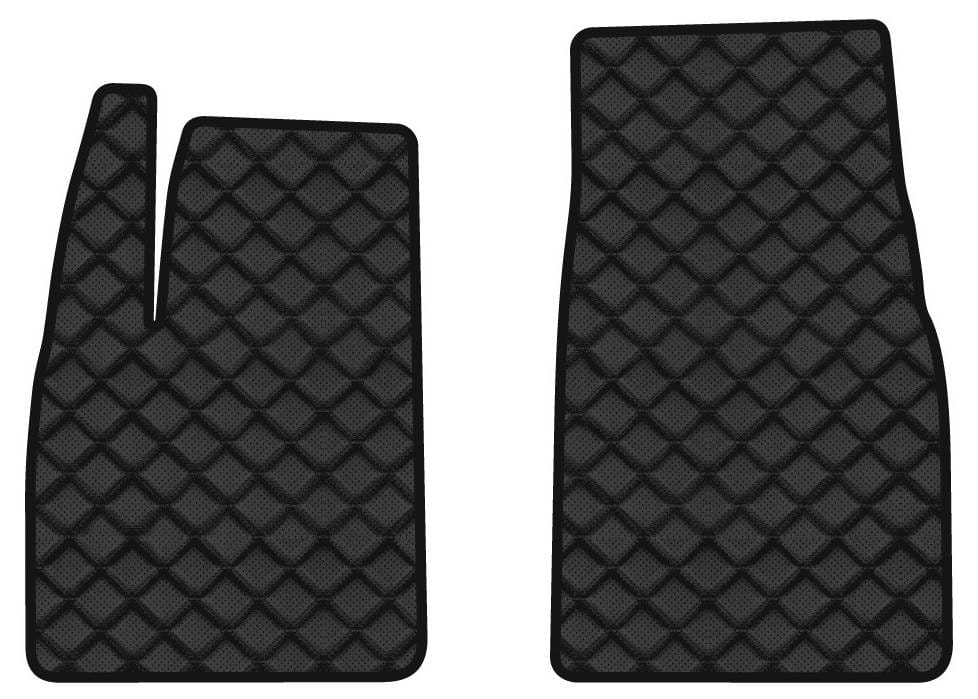 Коврики из экокожи в салон авто передние EVAtech ECO для Model X 6 seats Restyling Tesla 2017-2021 1 поколение SUV USA TA44511A2BBB