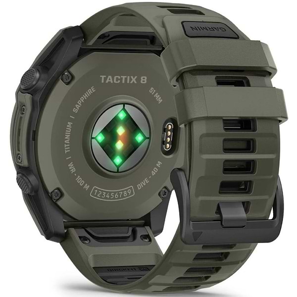 Фото - Смарт-часы Garmin Tactix 8 Cerakote, Olive Drab, 51mm (010-04553-11)