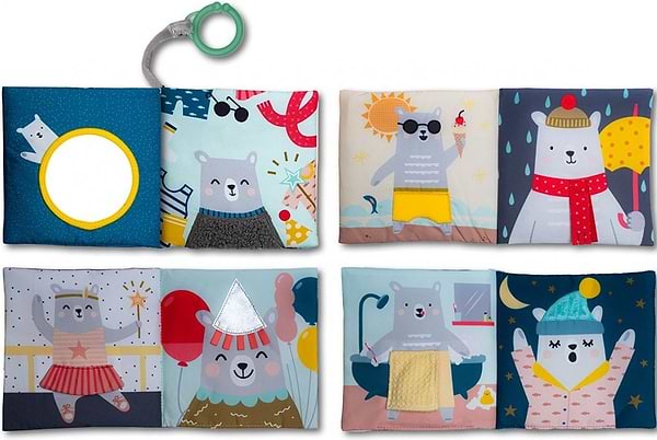 Фото - Книжка-іграшка Taf Toys для коляски колекції «Полярне сяйво» - ЩО НАДІНЕ ВЕДМЕДИК ПОЛ (12605)