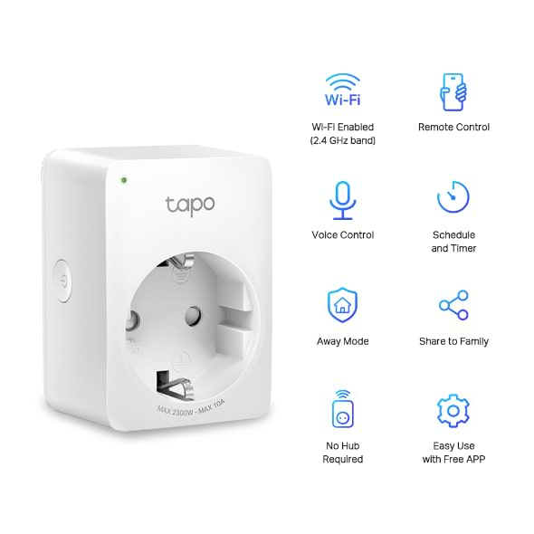 Фото - Умная розетка TP-Link Tapo P100