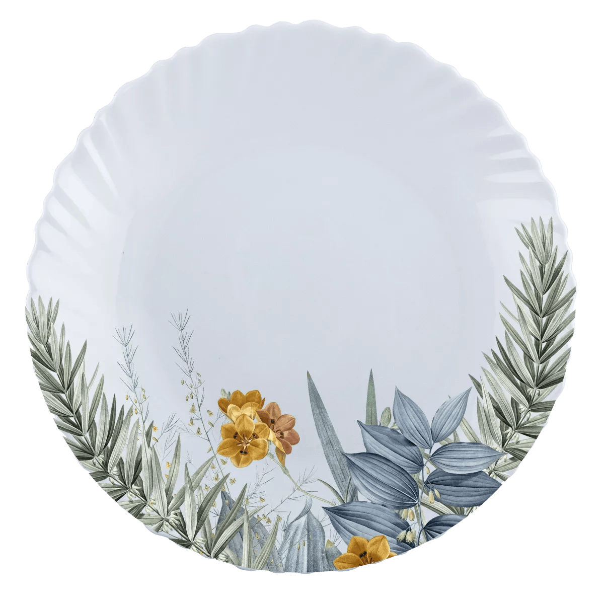 Тарелка десертная Vittora V-190GG Бабушкин сад Wave 190 мм