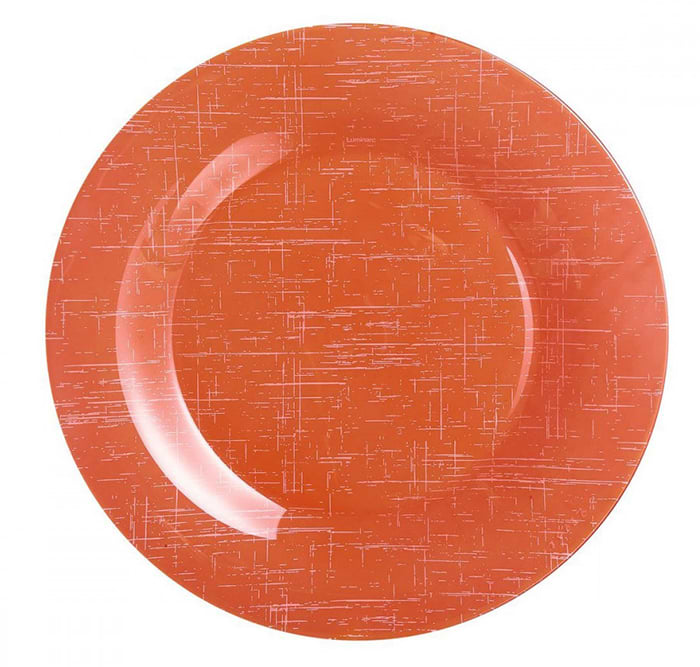 Тарелка обеденная Luminarc Poppy Mandarine 25 см (V0107)