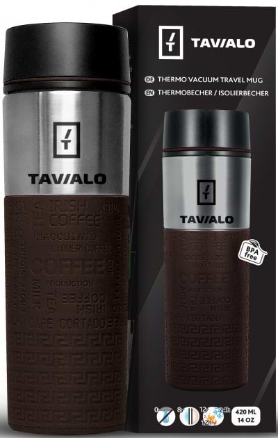 Фото - Термочашка Tavialo 420 мл Brown (190420112)