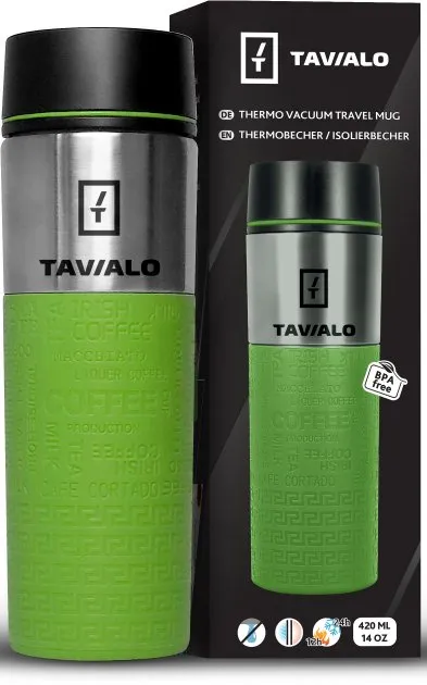 Фото - Термокружка Tavialo 420 мл Green (190420113)