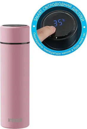 Термопляшка Noveen TB2116 Pink 280 мл