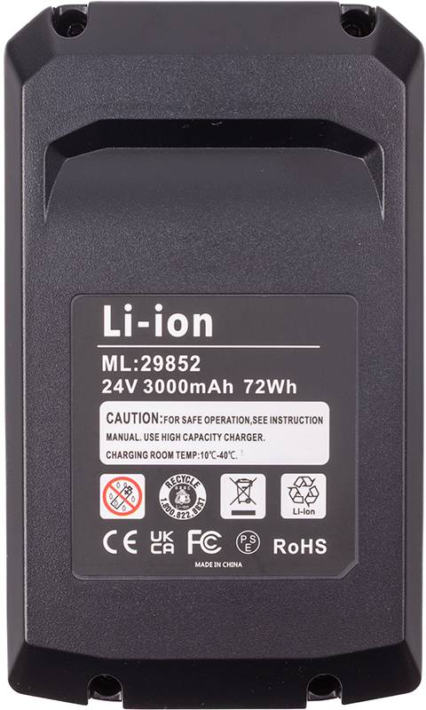 Фото - Акумулятор для електроінструментів PowerPlant GREENWORKS 24V 3.0Ah Li-ion (TB922178)