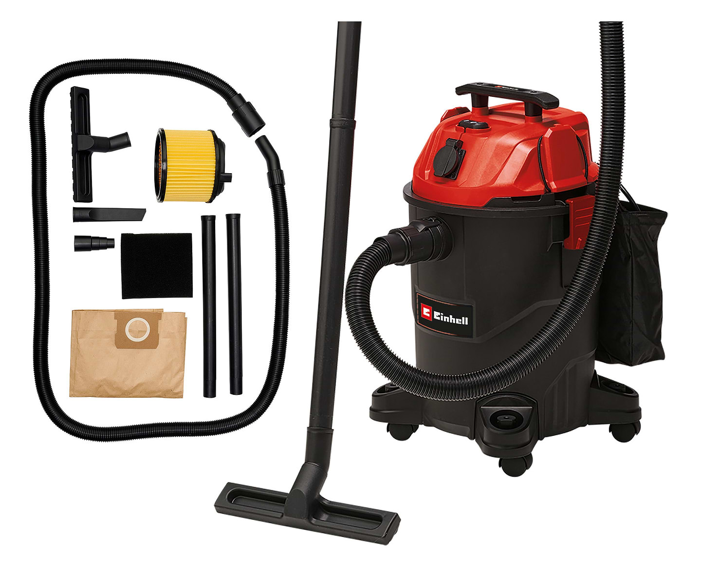 Пылесос для сухой уборки с контейнером и мешком Einhell TC-VC 1825 А (2342485) - Фото 1