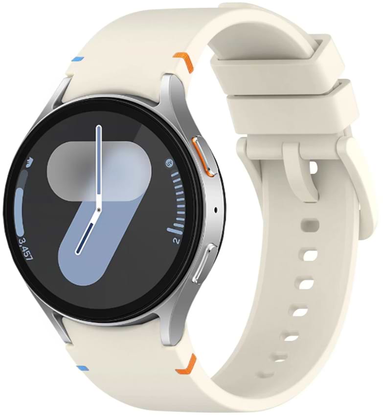 Ремешок для смарт-часов BeCover Ribbed Tape for Samsung Galaxy Watch (20mm) 3 41mm/4 40mm-44mm/5 40-44mm/6 40-44mm/7 40-44mm Cream (712054)