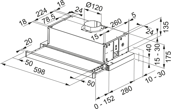 Фото - Вытяжка встраиваемая Franke Flexa FTC 632L BK (315.0547.798)