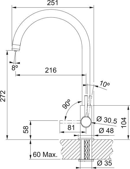 Фото - Кухонний змішувач Franke Lina Clear Water (160.0702.660)