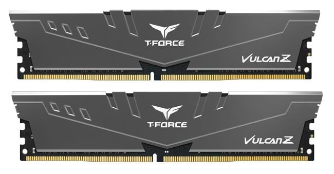 Память DDR Team DDR4 2x8GB/3200 T-Force Vulcan Z Gray (TLZGD416G3200HC16CDC01) - Фото 1