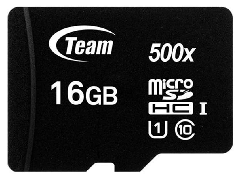 Карта пам'яті Team microSDHC 16GB UHS-I Class 10 Black (TUSDH16GCL10U02) - Фото 1