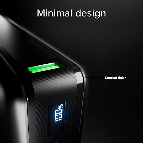 Фото - Батарея мобільна SBS High Density 20000mAh 65W PD USB-C In/Out, LCD display,Ultra Light, Black (902785)