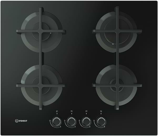 Фото - Духовой шкаф + варочная панель газовая Indesit IOK58HSB + ING61T/BK1