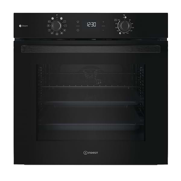 Фото - Духовой шкаф + варочная панель индукционная Indesit IOK58HSB + IS83Q60 NE