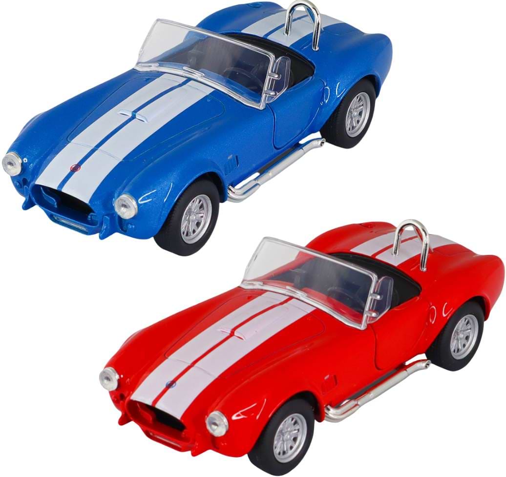 Колекційна машинка 1:32 TechnoDrive SHELBY COBRA 427 SC 1965 (червоний, синій) в асортименті (260093U)