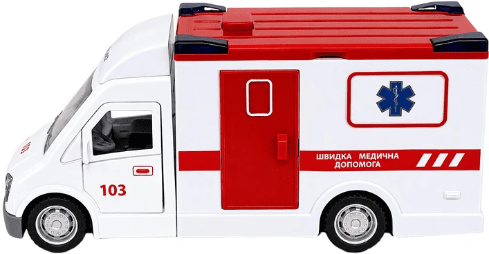 Наземная спецтехника TechnoDrive СКОРАЯ ПОМОЩЬ (свет, звук) (CLM-63K)