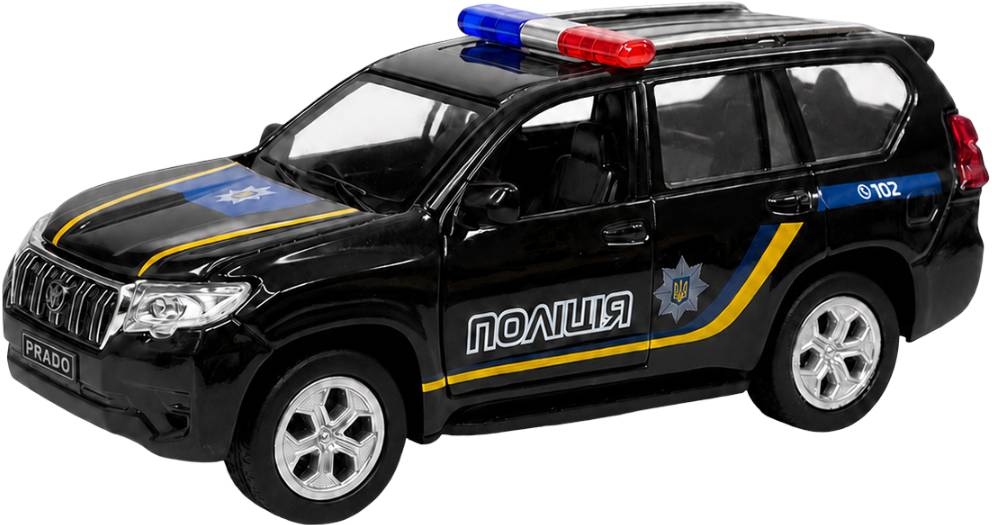 Автотранспорт TechnoDrive TOYOTA PRADO Поліція Black (KM260416P)
