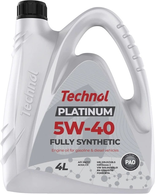 Олива для авто Technol Platinum 5W-40 (TL93374)