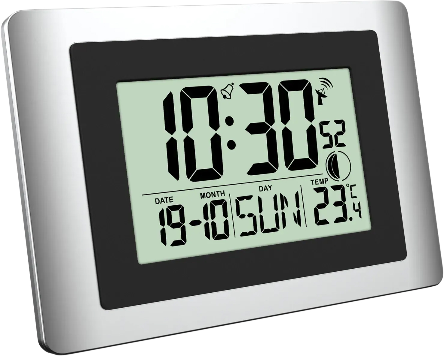 Настінний годинник Technoline WS8028 Silver/Black