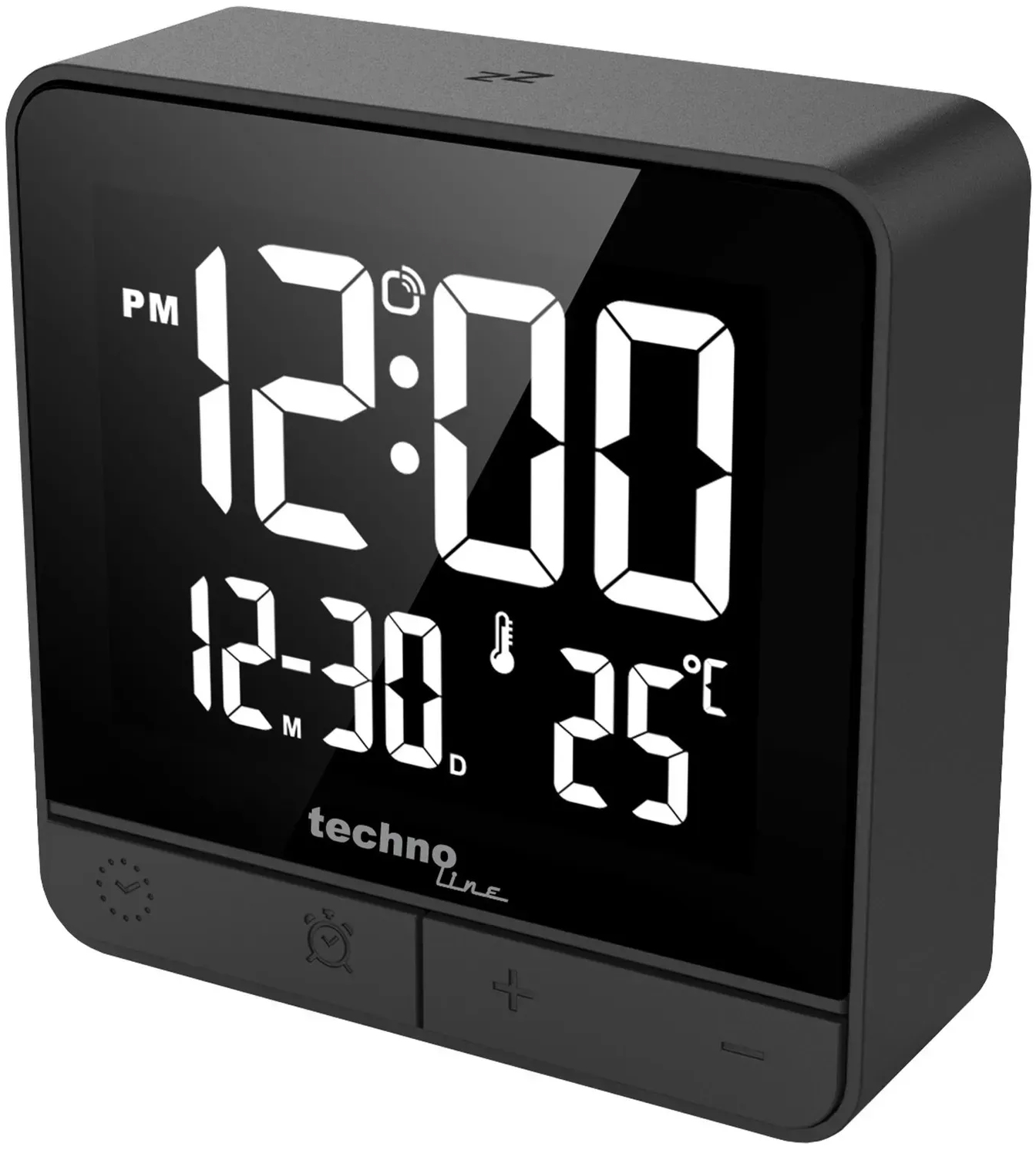 Настільний годинник Technoline WT375 Black