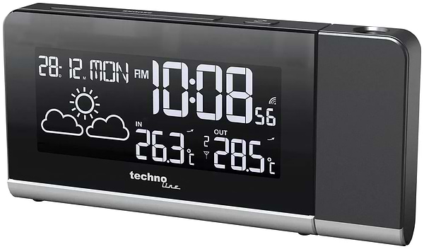 Фото - Проекционные часы Technoline Black (WT539)