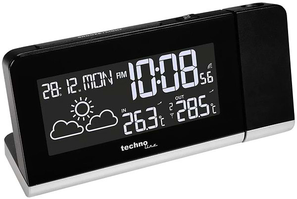 Фото - Проекционные часы Technoline Black (WT539)