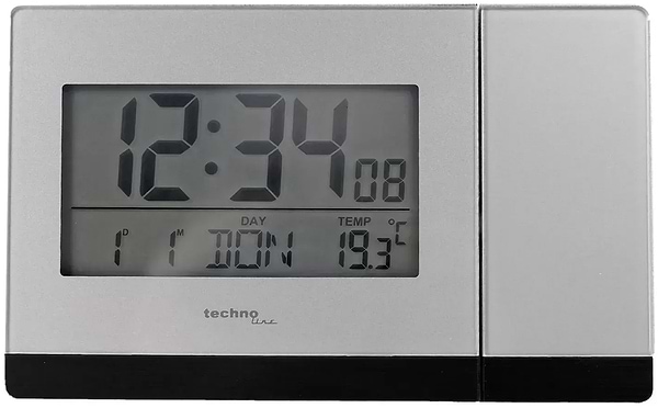 Фото - Проекционные часы Technoline Silver/Anthracite (WT538)