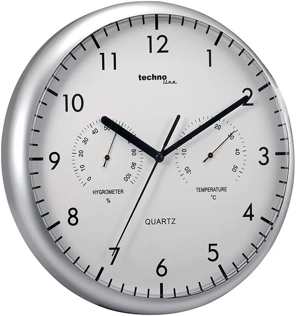 Фото - Настінний годинник Technoline White (WT650)