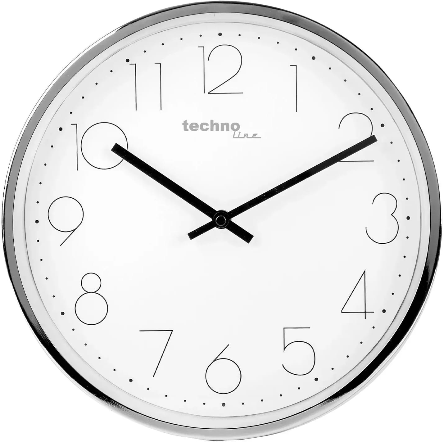 Настінний годинник Technoline White/Silver (WT7210)