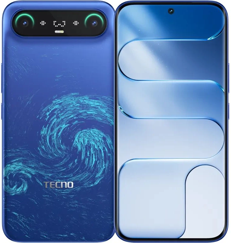Смартфон Tecno Camon Slim 8/128Gb Van Gogh Blue