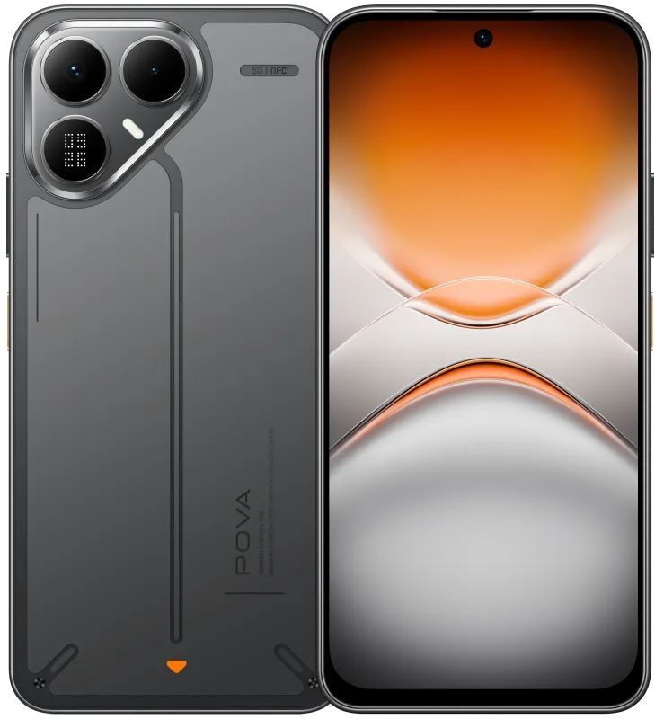 Смартфон Tecno POVA 8 5G 8/128Gb Graphite Black