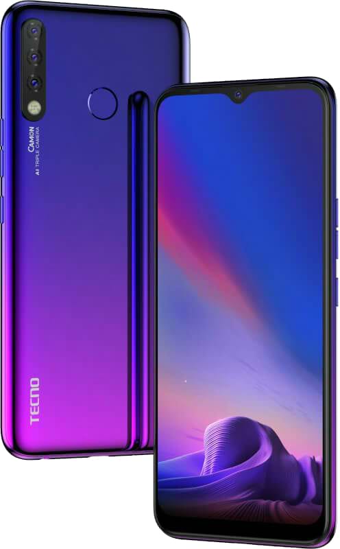 Фото - Смартфон Tecno Camon 12 (CC7) Dual Sim Dawn Blue