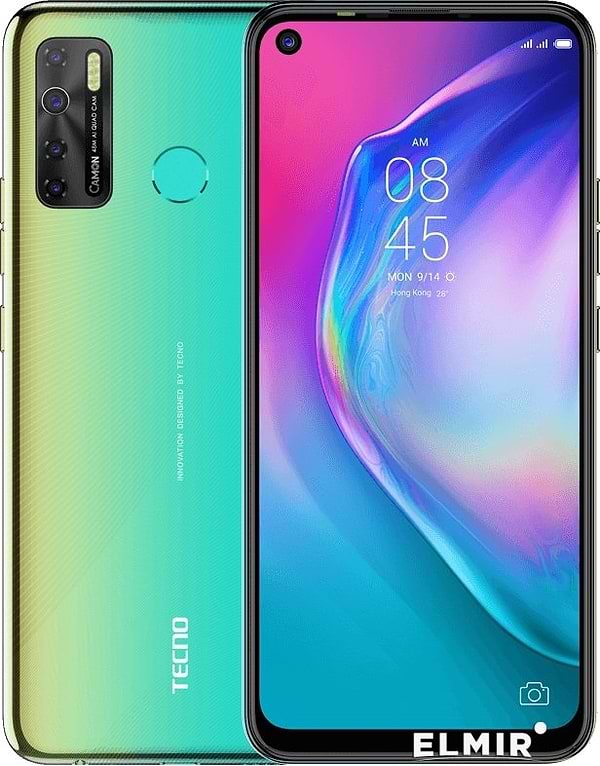 Фото - Смартфон Tecno Camon 15 (CD7) 4/64 Dual Sim Shoal Gold