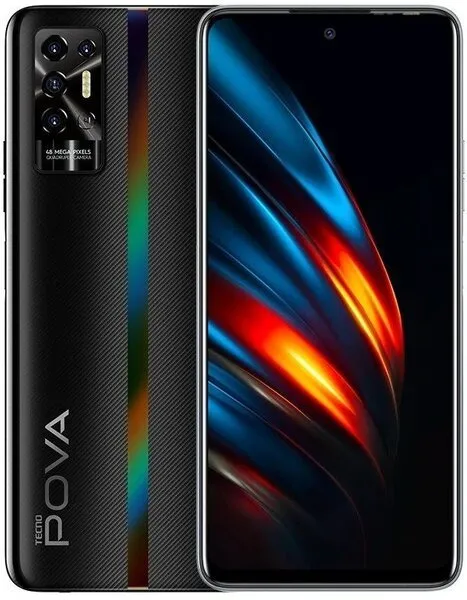 Фото - Смартфон Tecno Pova-2 (LE7n) 4/64GB Dual Sim Dazzle Black