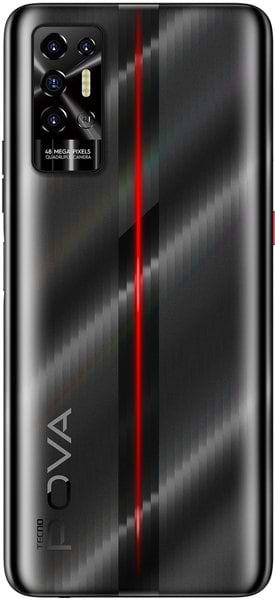 Фото - Смартфон Tecno Pova-2 (LE7n) 4/64GB Dual Sim Dazzle Black
