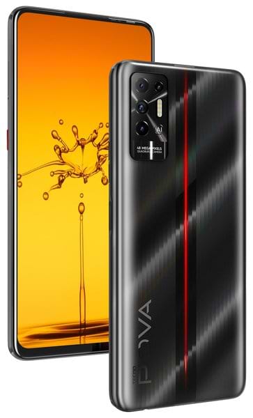 Фото - Смартфон Tecno Pova-2 (LE7n) 4/64GB Dual Sim Dazzle Black