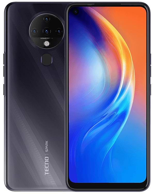 Фото - Смартфон Tecno Spark 6 (KE7) 4/64GB Dual Sim Comet Black