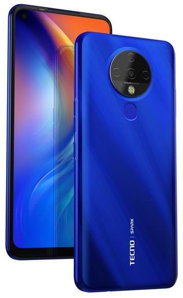Фото - Смартфон Tecno Spark 6 (KE7) 4/64GB Dual Sim Ocean Blue