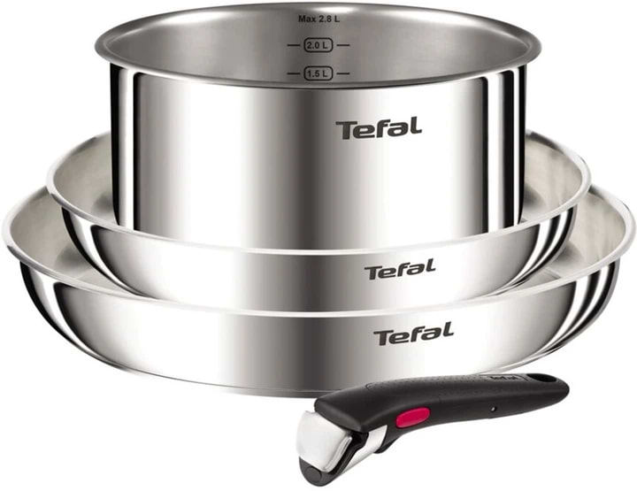 Набор посуды Tefal L896S453 Ingenio 4 пр. 22/24/28 см